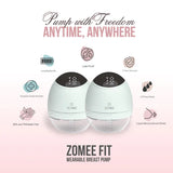 Zomee Fit, Hands Free Wearable Breast Pump