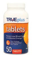 TRUEplus Glucose Tablets, Orange Flavor