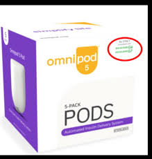 Omnipod 5 G6 -G7 Pods  ( 5 Pack )